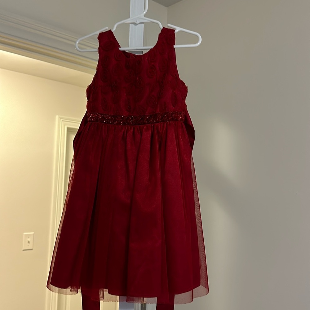 red girls dress, size 4